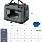Hundetransportbox Lassie - Dunkelgrau