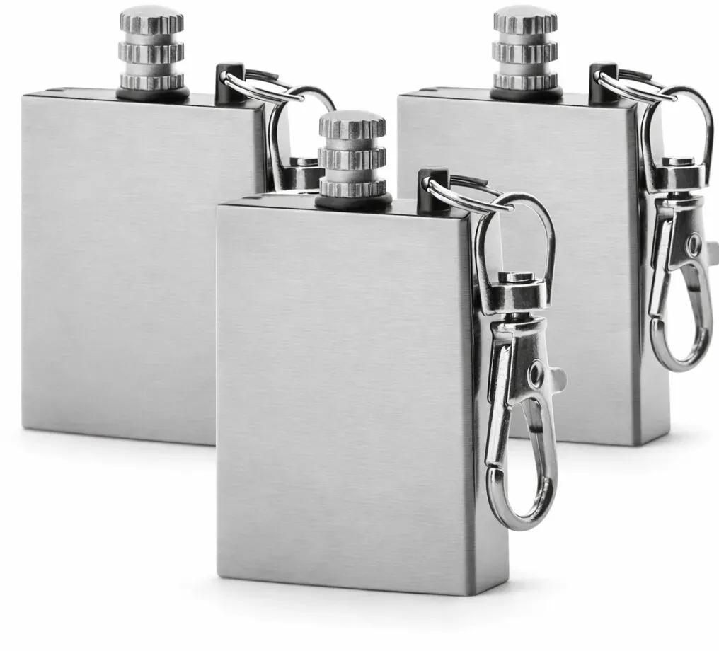 3x Ewiges Streichholz Feuerstarter Benzin Feuerzeug Camping Outdoor Zündholz ...
