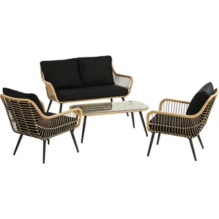 Dehner Venezia Loungeset braun