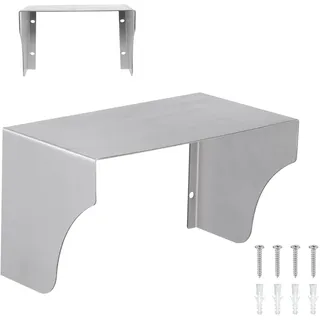 Steckdose Regenschutz Edelstahl, 20x12x12cm Steckdose Regenschutz, Edelstahl Türklingel Regenschutz Außen, Edelstahl Steckdosenabdeckung, Aussensteckdose Wasserdicht Abdeckung, für Badezimmer