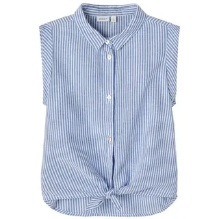 NAME IT NKFFEMMA CAPSL NOOS T-Shirt, dusty blue, Gr.122/128