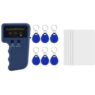 Tragbarer Rfid-leser/schreiber Für Ausweiskarten Mit 6 Beschreibbaren Etiketten Und Karten