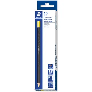 glasochrom 108 Trockenmarker gelb, 12er-Pack (108 20-1#12)