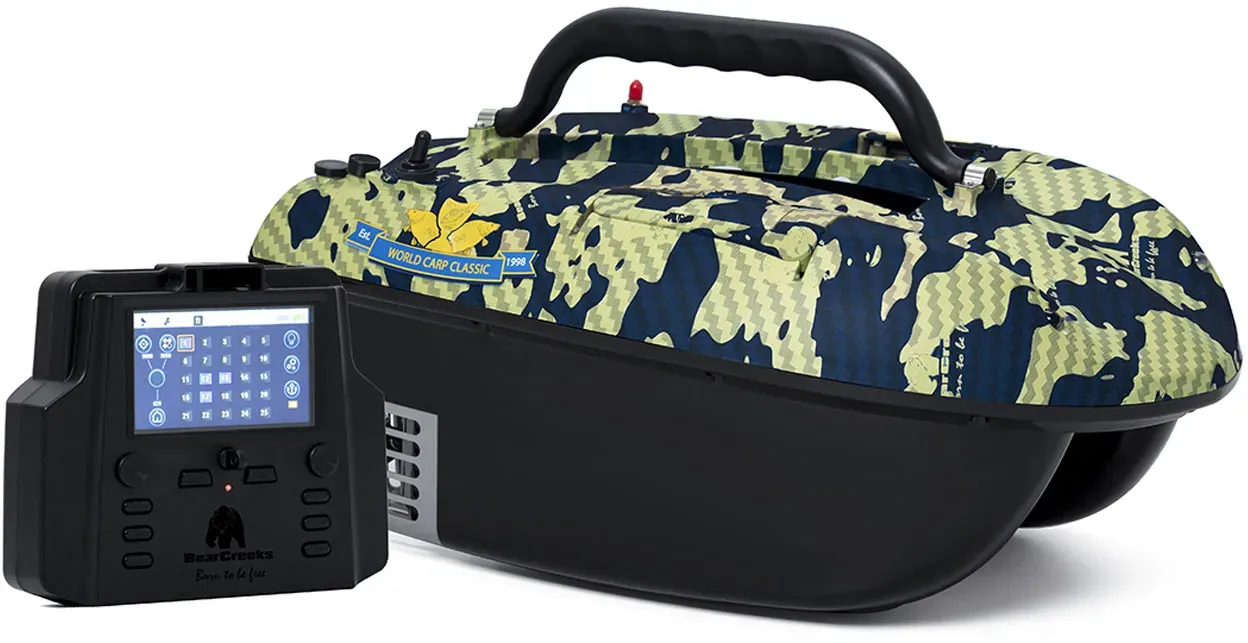 BearCreeks iPilot18 GPS-Futterboot – kompaktes Köderboot mit 2 kg Kapazität - Kein Fischfinder