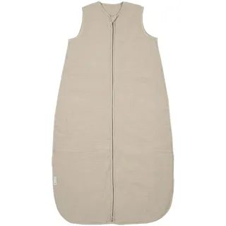 Meyco Baby Ganzjahres-Schlafsack Musselin pre-washed 2.0 Tog beige, 70