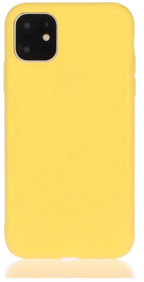 Hülle Handy Schutz für Apple iPhone 13 Pro Max Case Cover Tasche Etuis Gelb Neu
