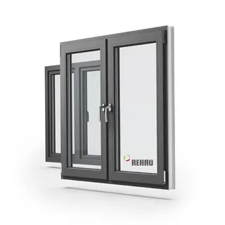 Rehau SYNEGO Fenster aus Kunststoff im P-line System von Velux Konzern - 80 mm Bautiefe