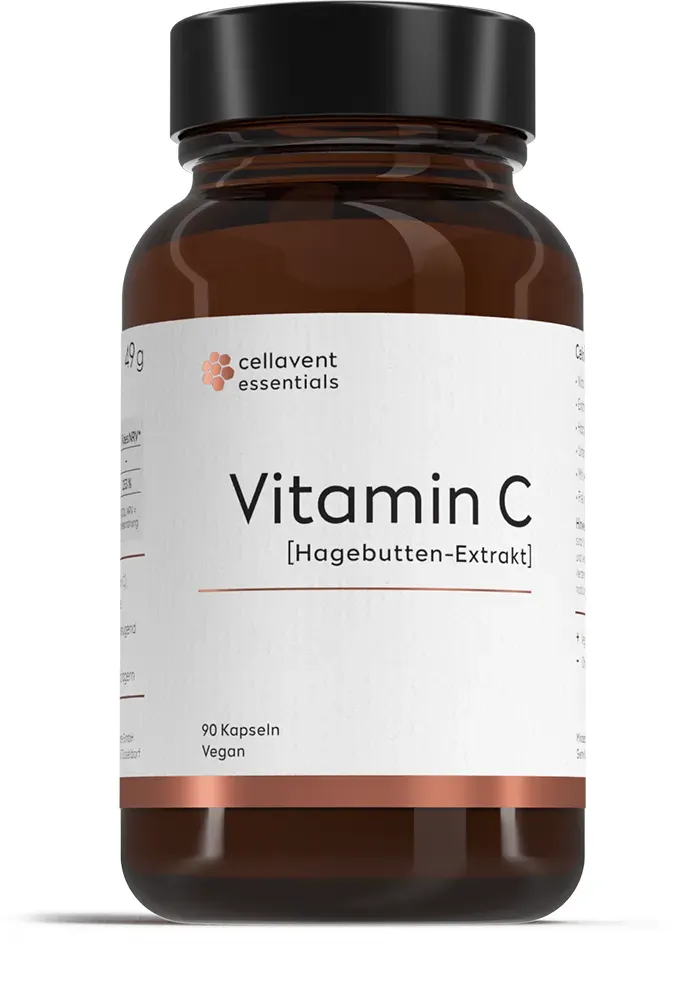Vitamin C Kapseln [Hagebutten-Extrakt] 90 Stk.