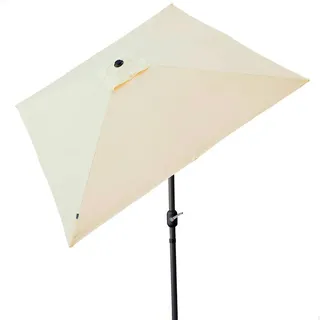 Aktive Aluminium Quadratischer Sonnenschirm Mit Uv-schutz Für Hohen Mast 270x270 Cm 38 Mm 260 Cm - Beige - One Size