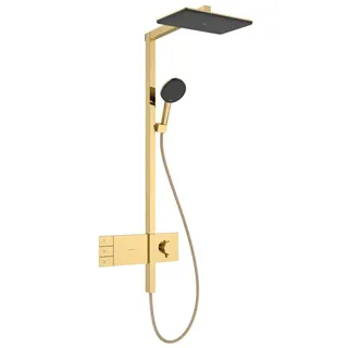 Hansgrohe Raindance Alive Q Duschsystem 2 Strahlarten, Thermostat, 24590990,