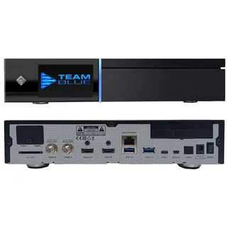 GiGaBlue UHD Quad 4K Pro – PVR-Receiver mit HBB-TV, Bluetooth 5.4, 2X FBC DVB-S2 Tuner, Gigabit-LAN (HDD 2TB)