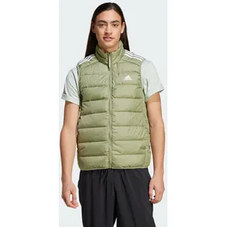 Adidas Herren Essentials 3-Streifen Light Down Vest, tent green, S