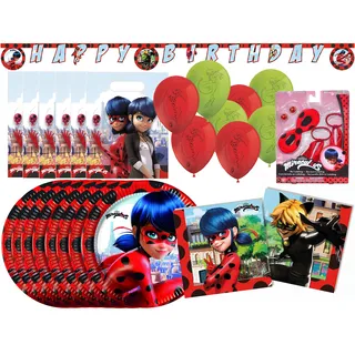 Miraculous - Kindergeburtstags-Set (44-teilig)