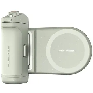 PGYTECH MagCam Phone Grip Kit, 3-in-1 Handygriff mit MagSafe-Magnet-Wireless-Charging und Abnehmbarer Bluetooth-Fernbedienung, kompatibel mit iPhone/Android, Handyhalterung (Mintgrün)
