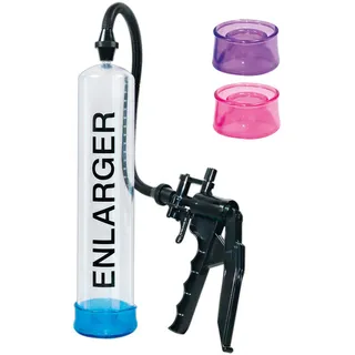 You2Toys Penispumpe „Mr. Big“ mit Messskala und 3 Sleeves, transparent