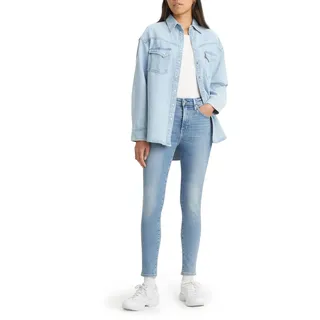 Levi's 721 High Rise Skinny Jeans in Blue Wave Light-W24 / L28