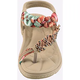 Andrea Conti Sandale beige-bunt 42