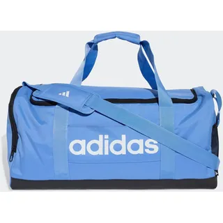 Adidas Linear Duffel Bag, Blue Fusion/Black/White,