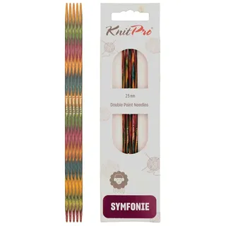 KnitPro Symfonie Holz Strumpfnadeln 15cm oder 20cm lang