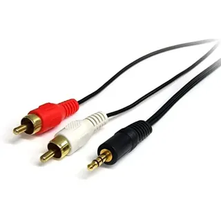 Startech StarTech.com 90cm 3,5mm Klinke auf Cinch Audiokabel - St/St - Klinken/RCA Kabel