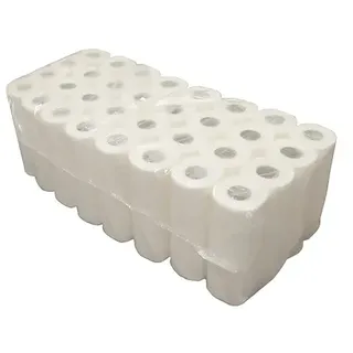 Küchenrollen 3-lagig Zellstoff hochweiß 32 Rollen 8 Pakete mit je 4 Rollen decorgeprägt