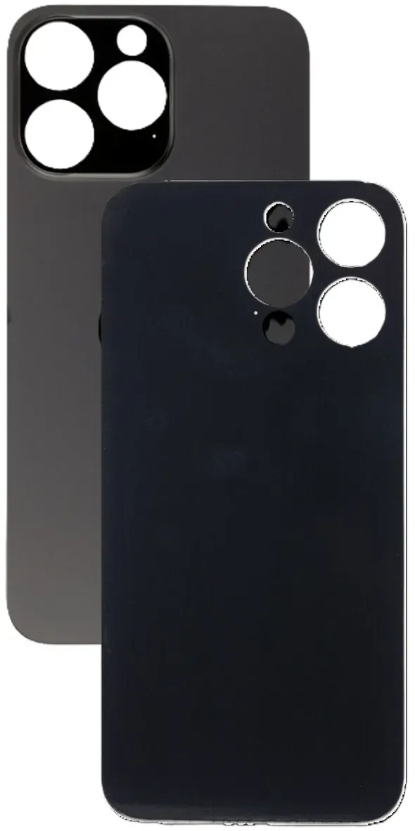 Akkudeckel Backcover für iPhone 14 Pro Max Schwarz, mit Kleber #AS115140