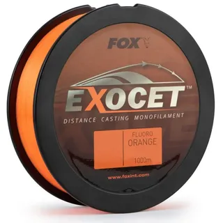 Fox Exocet Fluoro Orange Mono - 1000m monofile Karpfenschnur, Durchmesser/Tragkraft:0.30mm / 6.5kg / 14lbs