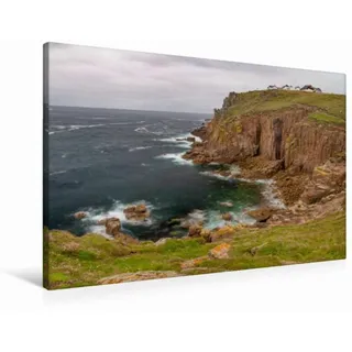 Premium Textil-Leinwand 90 x 60 cm Quer-Format Lands End | Wandbild, HD-Bild auf Keilrahmen, Fertigbild auf hochwertigem Vlies, Leinwanddruck von Norman Preißler