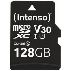 Intenso 128GB microSDXC Class10 UHS-I Professional + SDAdapter