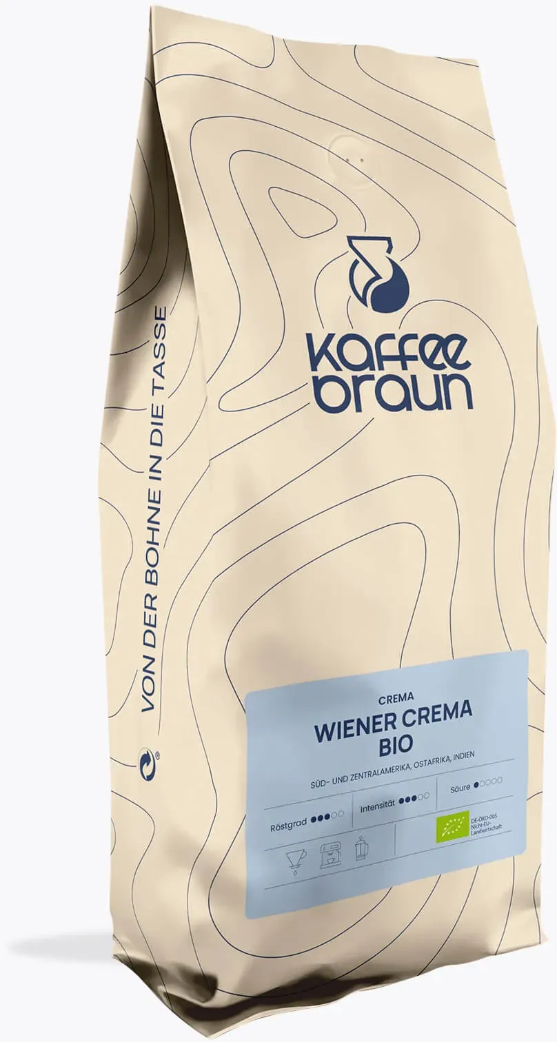 Kaffee Braun Wiener Crema Bio 1kg