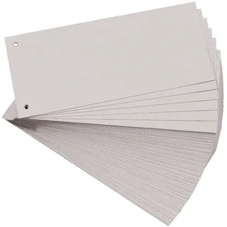 Exacompta Trennstreifen 10,5 x 24 cm Grau 100 St.