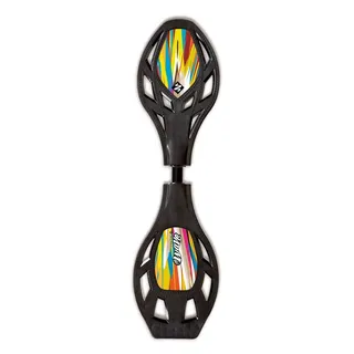 Streetsurfing Street Surfing Waveboard Wave LX-Design: Explosive, Schwarz, 87 x 17 x 19 cm