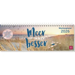 Groh Verlag Tischkalender 2026 quer: Meer ist immer besser