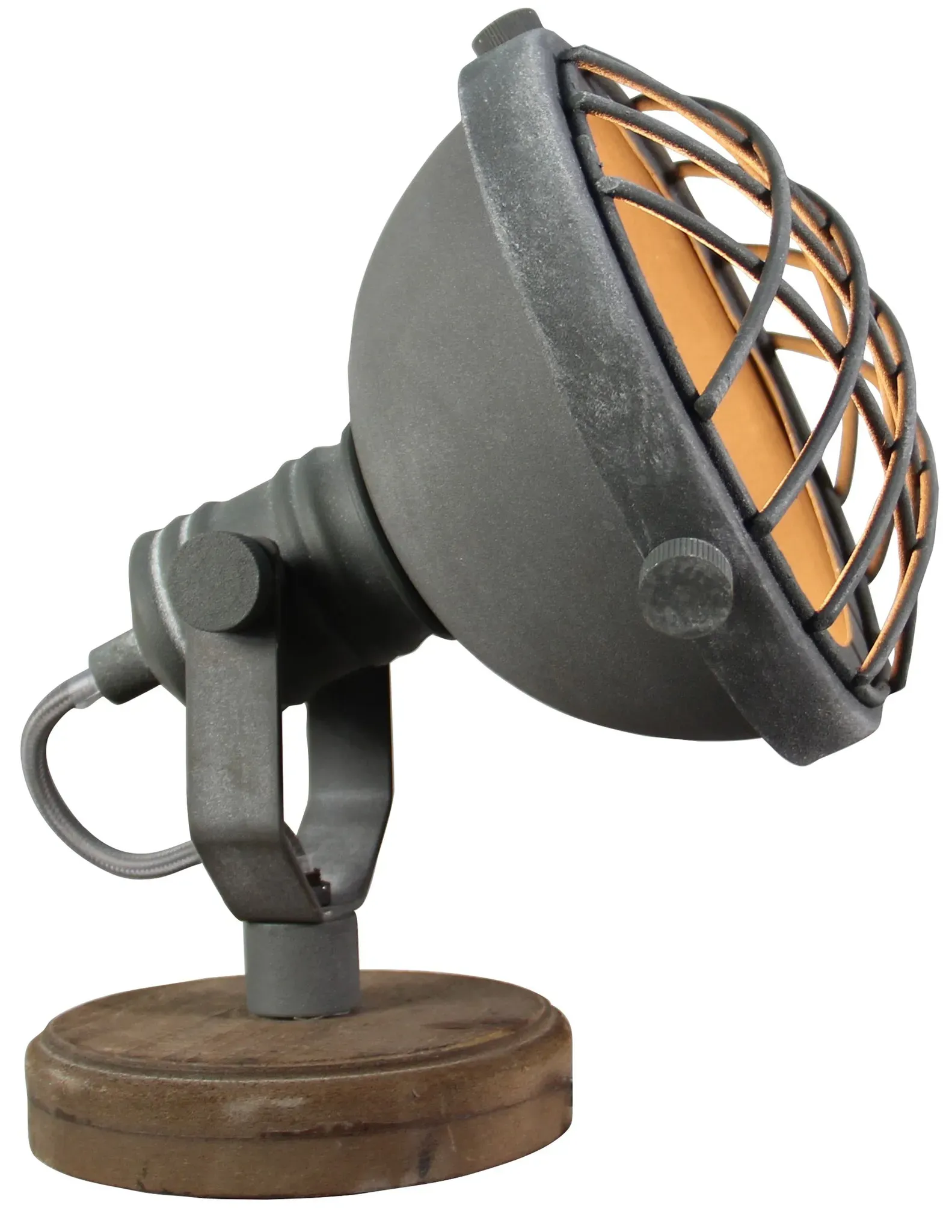 Brilliant Tischleuchte Mila Grau Beton Retro Vintage Industriel E14 ohne Leuchtm...