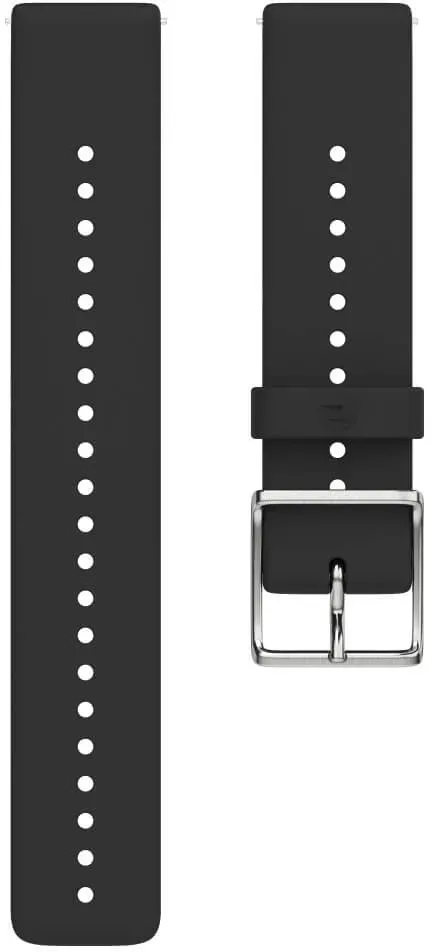 POLAR Silikon Wechselarmband 20mm Schwarz Ignite/Unite