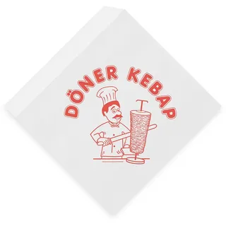 Papierbeutel Kebap 16 x 16 cm [500 St.]