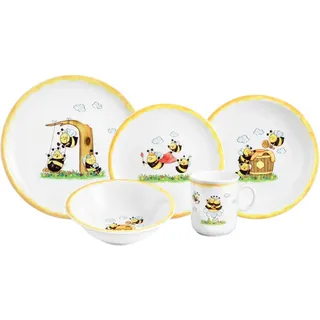 SELTMANN WEIDEN Seltmann, Kindergeschirr + Kinderbesteck, Compact Fleissige Bienen Kindergeschirr Set