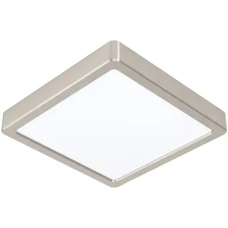 21 x 21 cm warmweiß nickel-matt