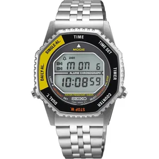 Seiko SMGG17P1 Armbanduhr Digital-Chronograph Rotocall Schwarz/Gelb