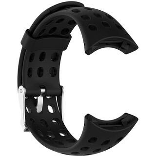 Silikon-Gummi-Armband für M1 M2 M4 M5, Langlebiges, Komfortables Smartwatch-Armband (Schwarz)