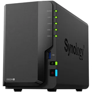 Synology DiskStation DS224+ Netzwerkspeicherlaufwerk (Schwarz)