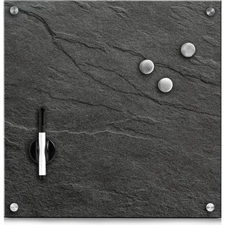 Zeller Memobord 40 x 40 cm Schwarz