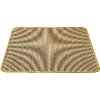 Pets Club Kratzmatte aus 100% Sisal für Katzen Kratzteppich nachhaltig und umweltfreundlich vollständig umkettelt mit rutschhemmender Rückseite 40 x 60 cm
