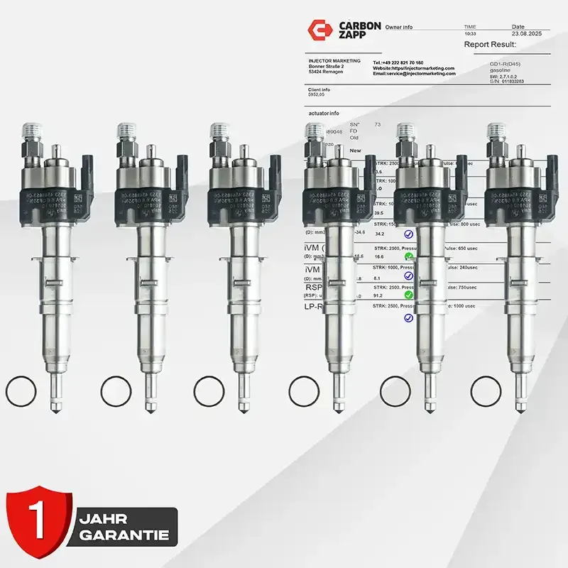 6X 1er, 3er, 5er N45 N43 N53 Einspritzdüse für BMW 13537589048