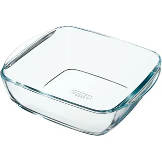 Pyrex Auflaufform 2,2 l quadratisch transparent