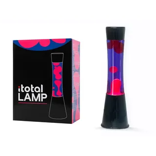 I-TOTAL - Flüssige Lavalampe 40 CM (Lila Rose Gravity)