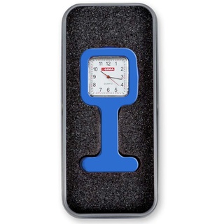 GiMa ns885bbox Uhr für Krankenschwestern, box Aluminium, Quadratisch, Blau eine Größe