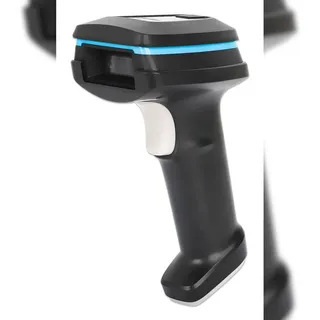 Manhattan 154116 Tragbares Barcodelesegerät 1D/2D LED Schwarz