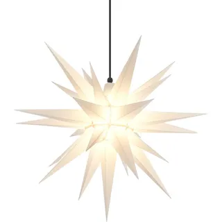 Herrnhuter Stern A7 Weiß Wetterfest