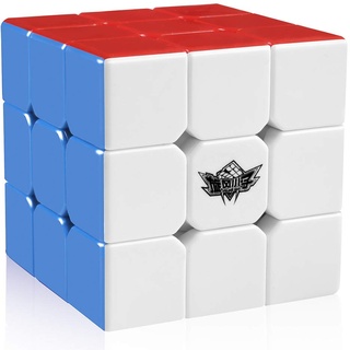 D-FantiX Zauberwürfel 3x3 Speed Cube Magischer Würfel Stickerlos Magic Cube 3x3x3 Glatt Extrem schnell Brain Teser 3D Puzzle Würfel Spielzeug (56mm)